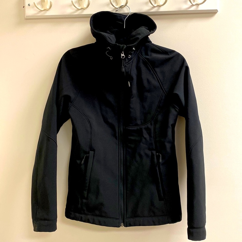 🧥 Black, Hooded, Fleece-like-lined Jacket 🧥